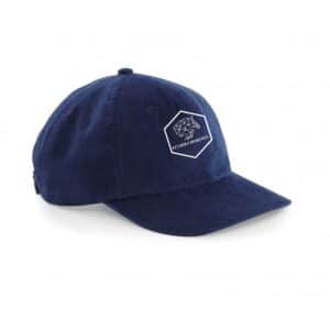Casquette en velours héritage - ECURIE DEHEMES - Navy - BF682