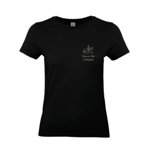 T-SHIRT (femme) - Écurie du Clos d’Amarante – Noir - BC04T