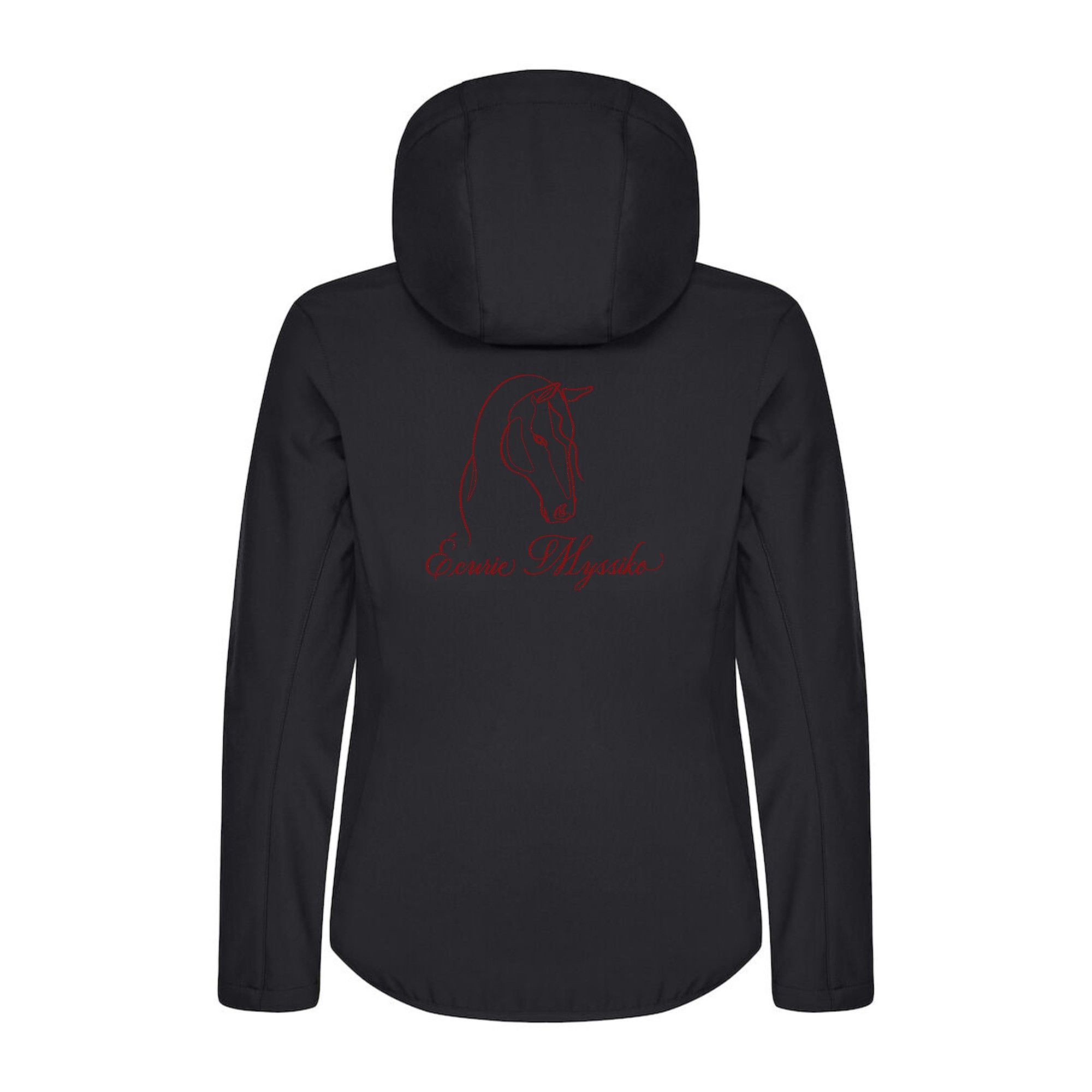 SOFTSHELL "Classic" (femme) - Ecurie Myssiko - Noir - 0200917 – Image 3