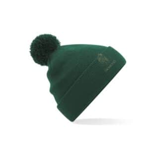 BONNET AVEC POMPOM - enowood - Vert Foret - BF426