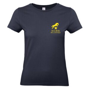 T-SHIRT (femme) - Écurie de l'étoile - Navy - BC04T