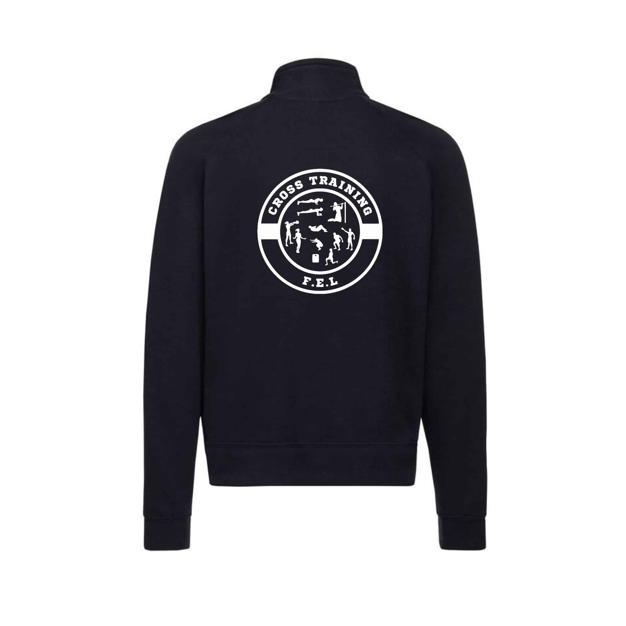 SWEAT ZIPPE SANS CAPUCHE (femme) - FEL Vouneuil sur vienne - 021039 – Image 3