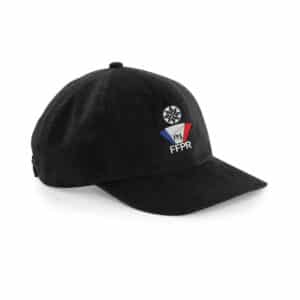 Casquette en velours héritage - Fédération Française de la Protection Rapprochée - Noir - BF682