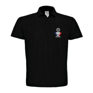 POLO premium (enfant) - Fédération Française de la Protection Rapprochée - Noir - K249