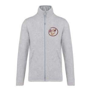 Veste micropolaire zippée (femme) – Olivier Coach Hunter  - Gris Chiné – K907