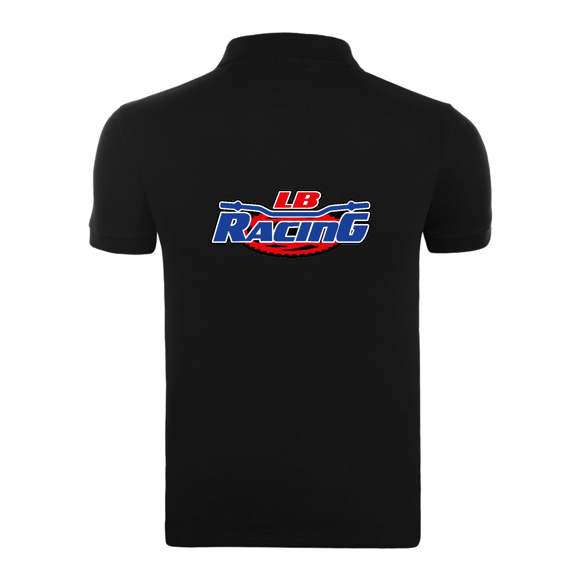 POLO (homme) - Lb racing - Noir - BCID1 – Image 3