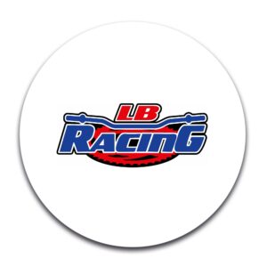 STICKER ROND - Lb racing - Noir - STI001