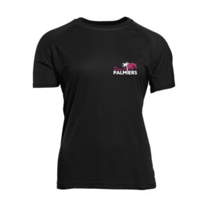T-Shirt respirant (femme) - Les écuries des palmiers - Noir - IB301