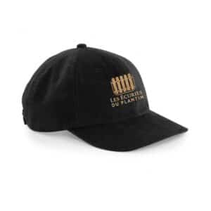 Casquette en velours héritage - Les écuries du Plantin - Noir - BF682