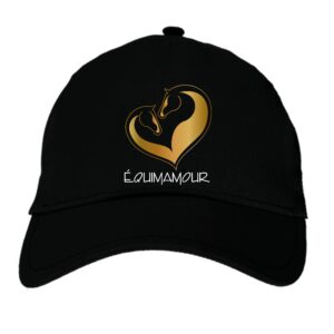 CASQUETTE - Les écuries Equi Mamour - Noir - BF015