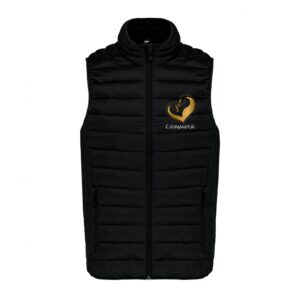 DOUDOUNE SANS MANCHES (enfant) - Les écuries Equi Mamour - Noir - K6115