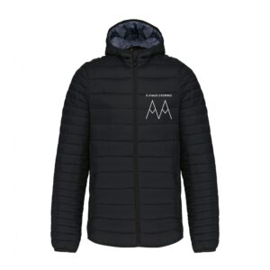 DOUDOUNE AVEC MANCHES ET CAPUCHE (homme) - Élevage d’espéro - Noir - K6110