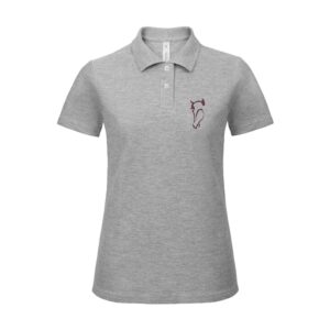 POLO (femme) - Marie Subra Éducation du cheval - Gris chiné - BCI1F