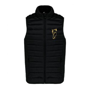 DOUDOUNE SANS MANCHES (enfant) - Marie Subra Éducation du cheval - Noir - K6115