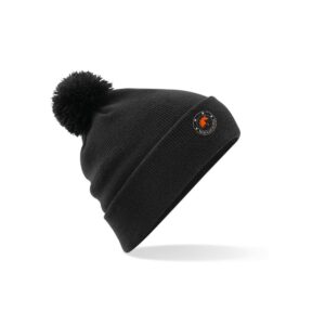 BONNET AVEC POMPOM - Centre du Petit Moulin – Noir - BF426