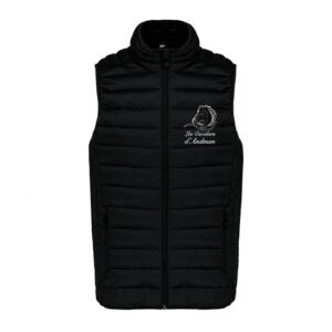 DOUDOUNE SANS MANCHES (enfant) - SARL Les Cavaliers d'Andman - Noir - K6115