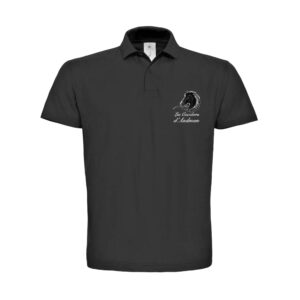 Polo premium (homme) - SARL Les Cavaliers d'Andman - Gris Anthracite - BCU426