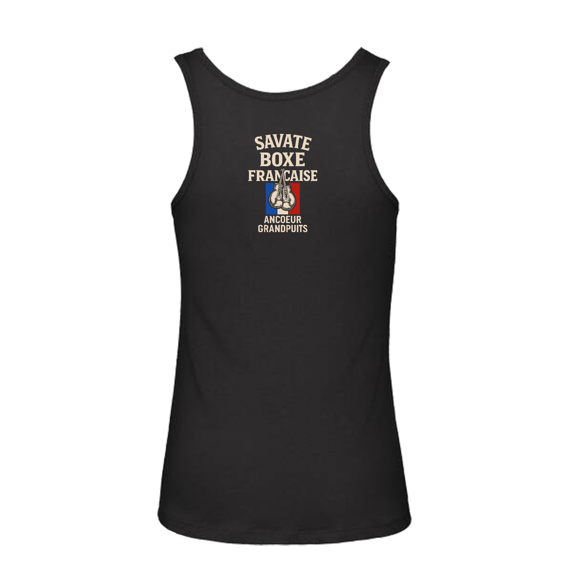 DEBARDEUR (femme) - SAVATE BOXE FRANÇAISE ANCOEUR GRANDPUITS - Noir - BC073 – Image 3