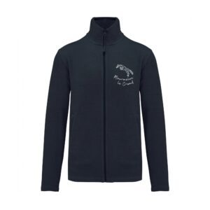 Veste micropolaire zippée (femme) – Centre équestre militaire de Mourmelon le Grand - Navy – K907