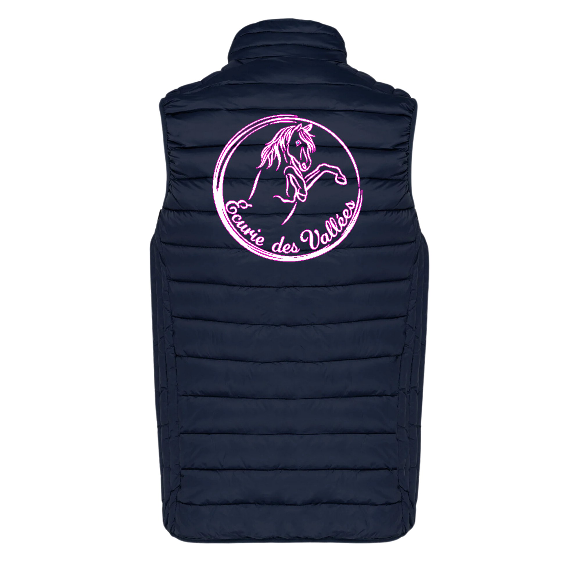 DOUDOUNE SANS MANCHES (enfant) - Ecurie des vallées - Navy - K6115 – Image 3