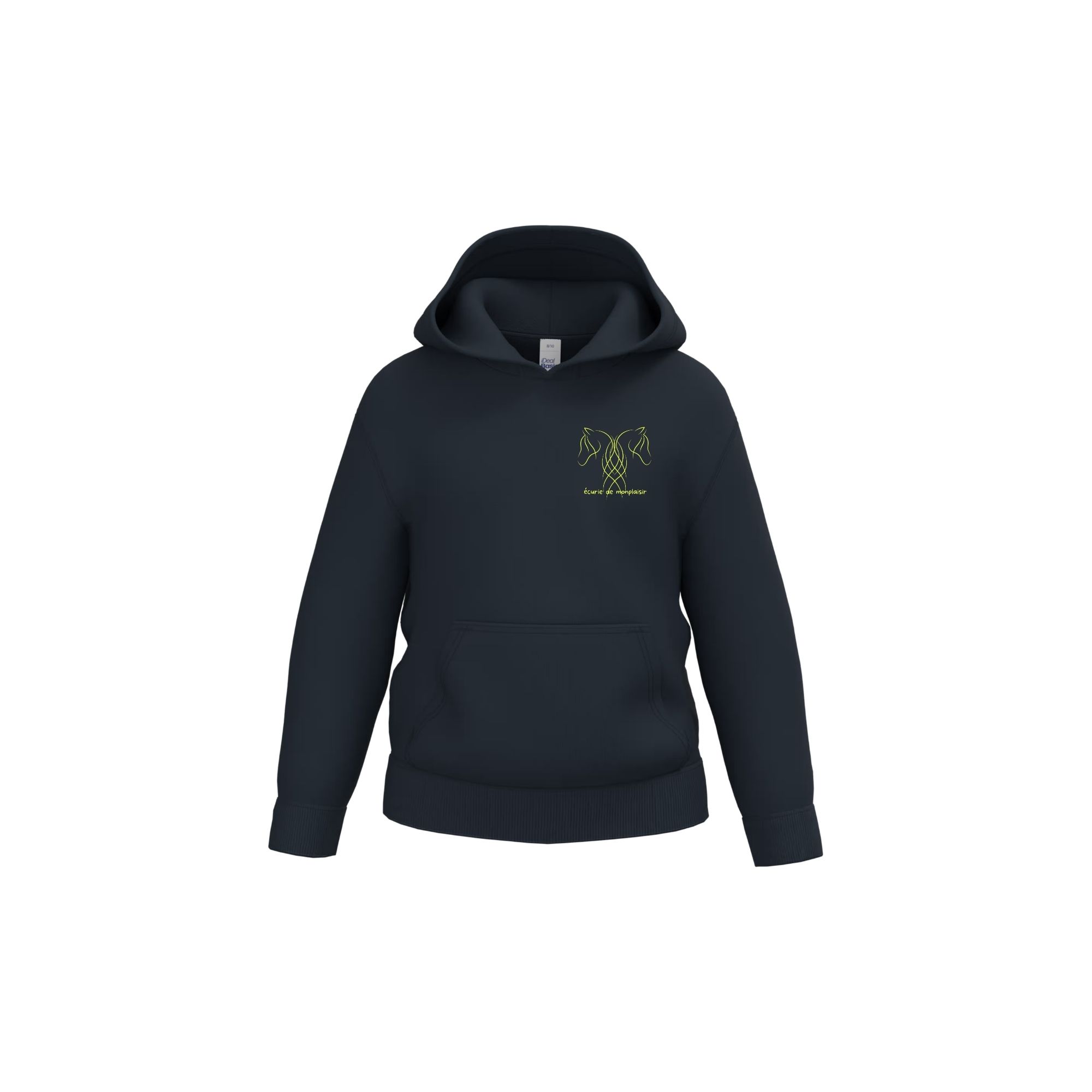 SWEAT A CAPUCHE (enfant) - Ecurie de Monplaisir - Navy - IB403