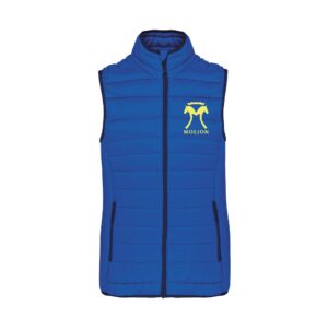DOUDOUNE SANS MANCHES (femme) - Gaec de molion - Bleu roi - K6114