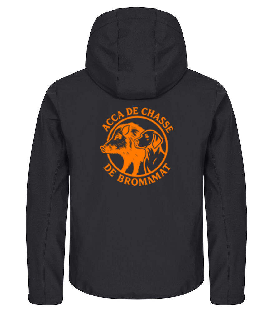 SOFTSHELL "Classic" (homme) - ACCA de Brommat - Noir - 0200912 – Image 3