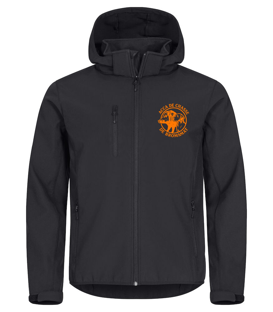 SOFTSHELL "Classic" (homme) - ACCA de Brommat - Noir - 0200912