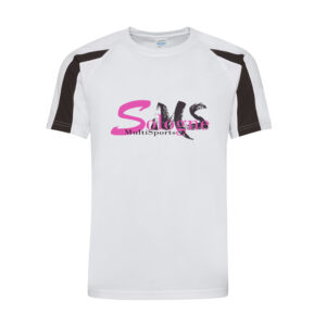 T-Shirt respirant (Unisexe) - Sologne MultiSports - Blanc/Noir - JC003