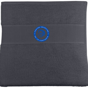 Serviette éponge - Centre Equestre de la Contance - Gris Anthracite - k111
