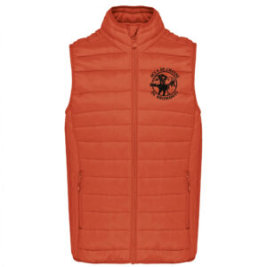 DOUDOUNE SANS MANCHES (femme) - ACCA de Brommat - Orange - K6114