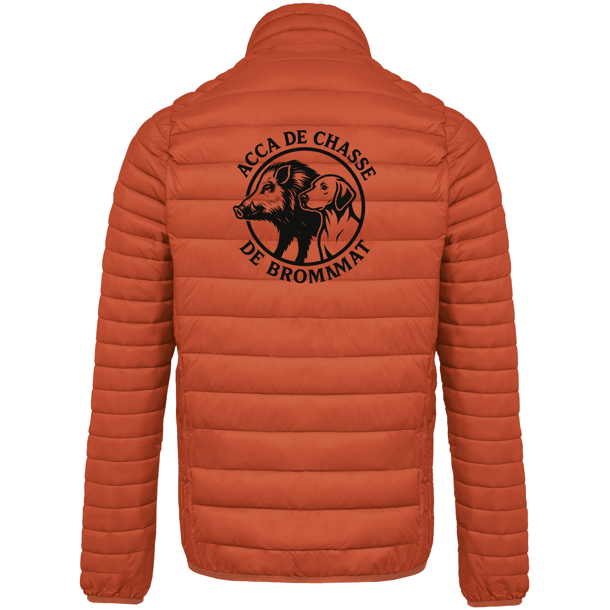 DOUDOUNE AVEC MANCHES (homme) - ACCA de Brommat - Orange - K6120 – Image 3