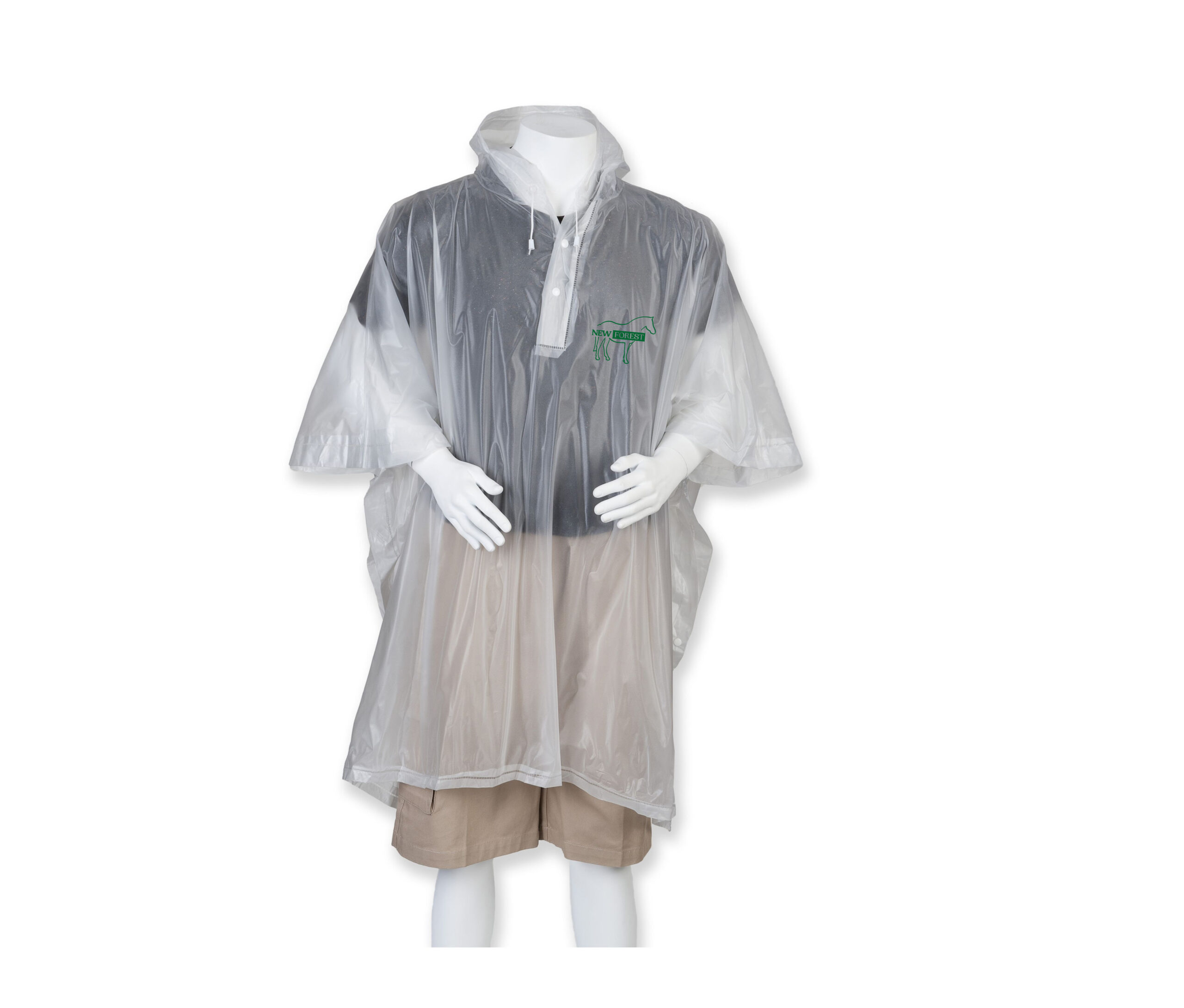 Poncho de pluie (Unisexe) - Association New Forest - Blanc - SL100