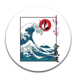 STICKER ROND - ARTS MARTIAUX REIGNACAIS - STI001