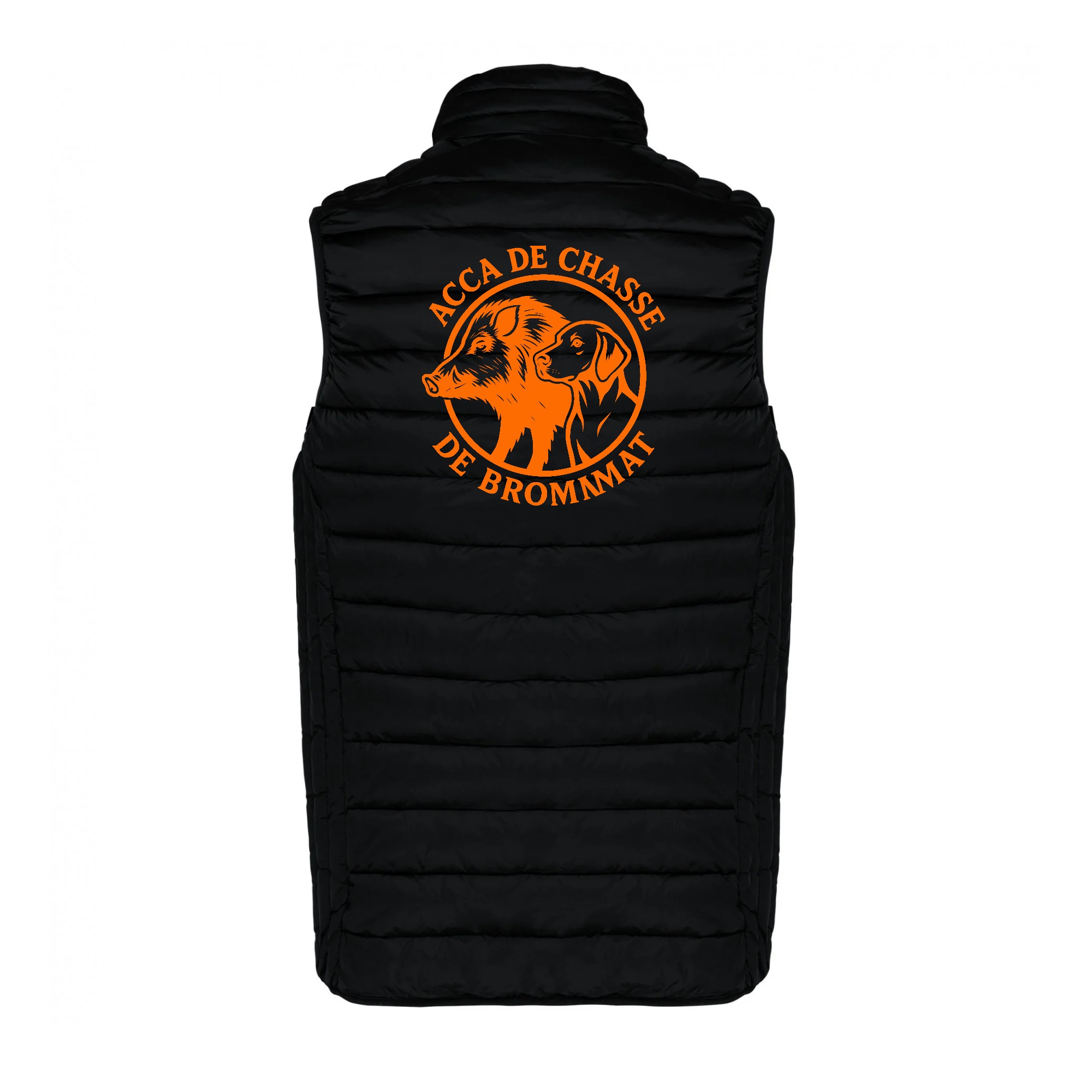 DOUDOUNE SANS MANCHES (enfant) - ACCA de Brommat - Noir - K6115 – Image 3