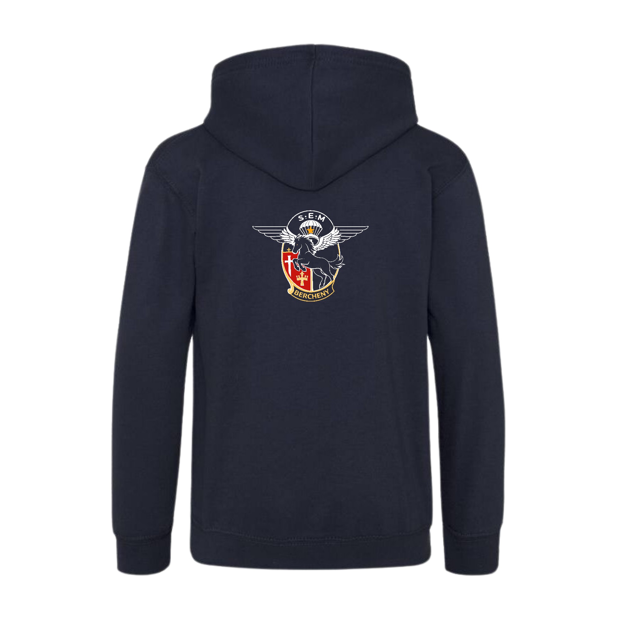 SWEAT A CAPUCHE (enfant) - Csca Bercheny - Navy - K477 – Image 3
