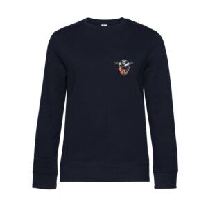 SWEAT SANS CAPUCHE (femme) - Csca Bercheny - Navy - BCW01Q