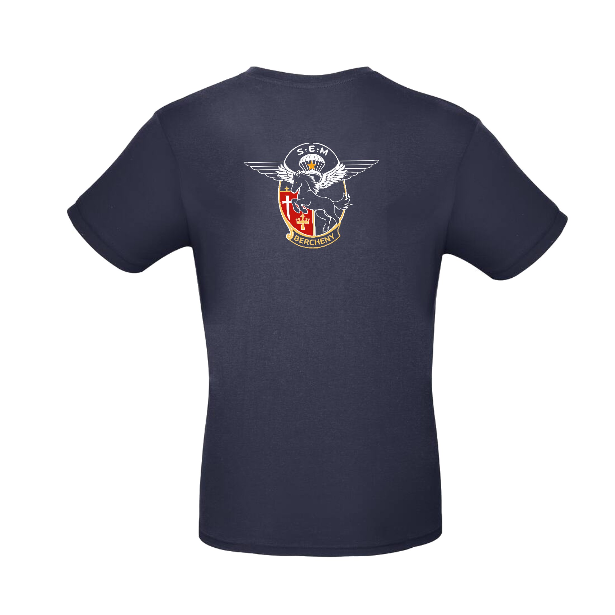 T-SHIRT (homme) - Csca Bercheny - Navy - BC03T – Image 3