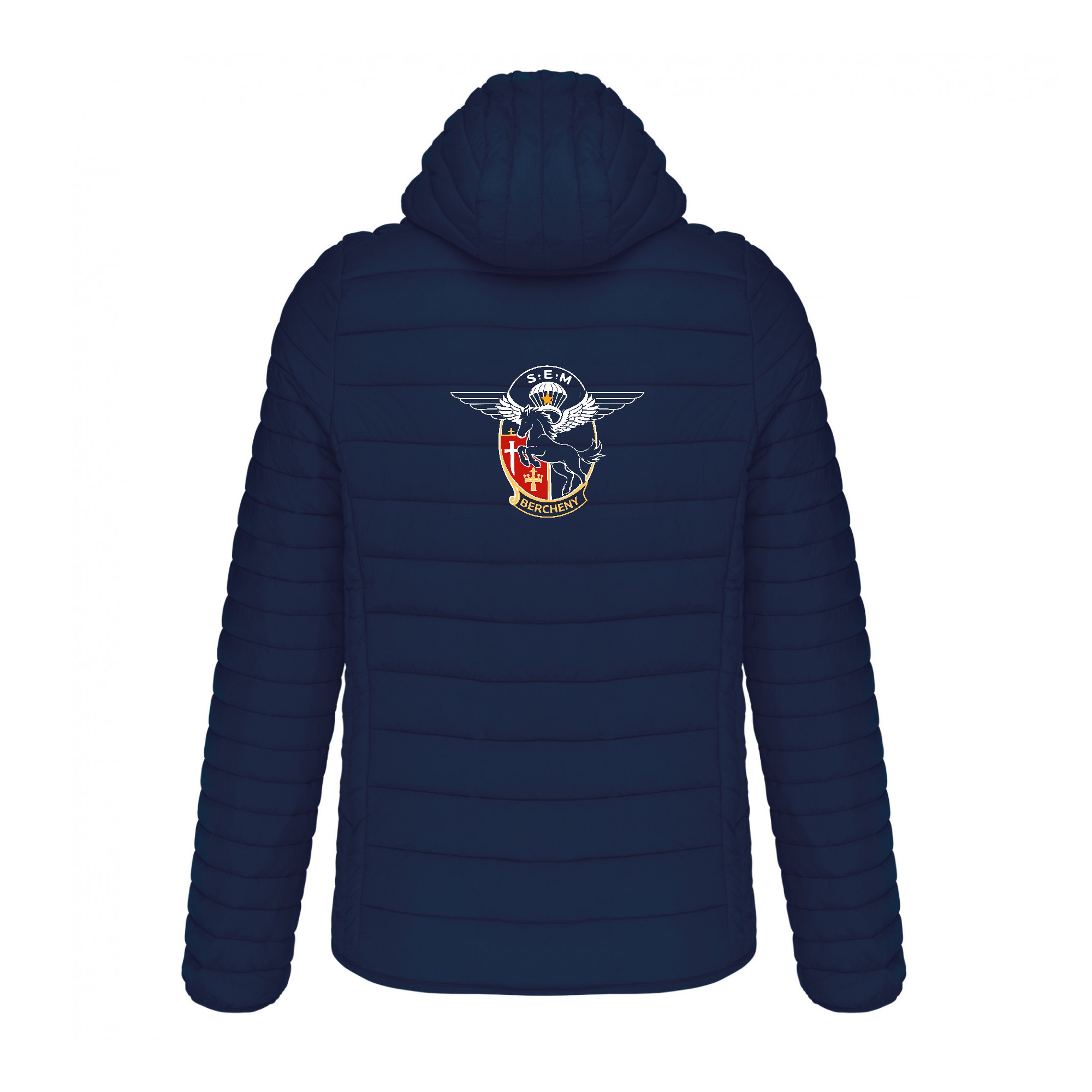 DOUDOUNE AVEC MANCHES ET CAPUCHE (homme) - Csca Bercheny - Navy - K6110 – Image 3