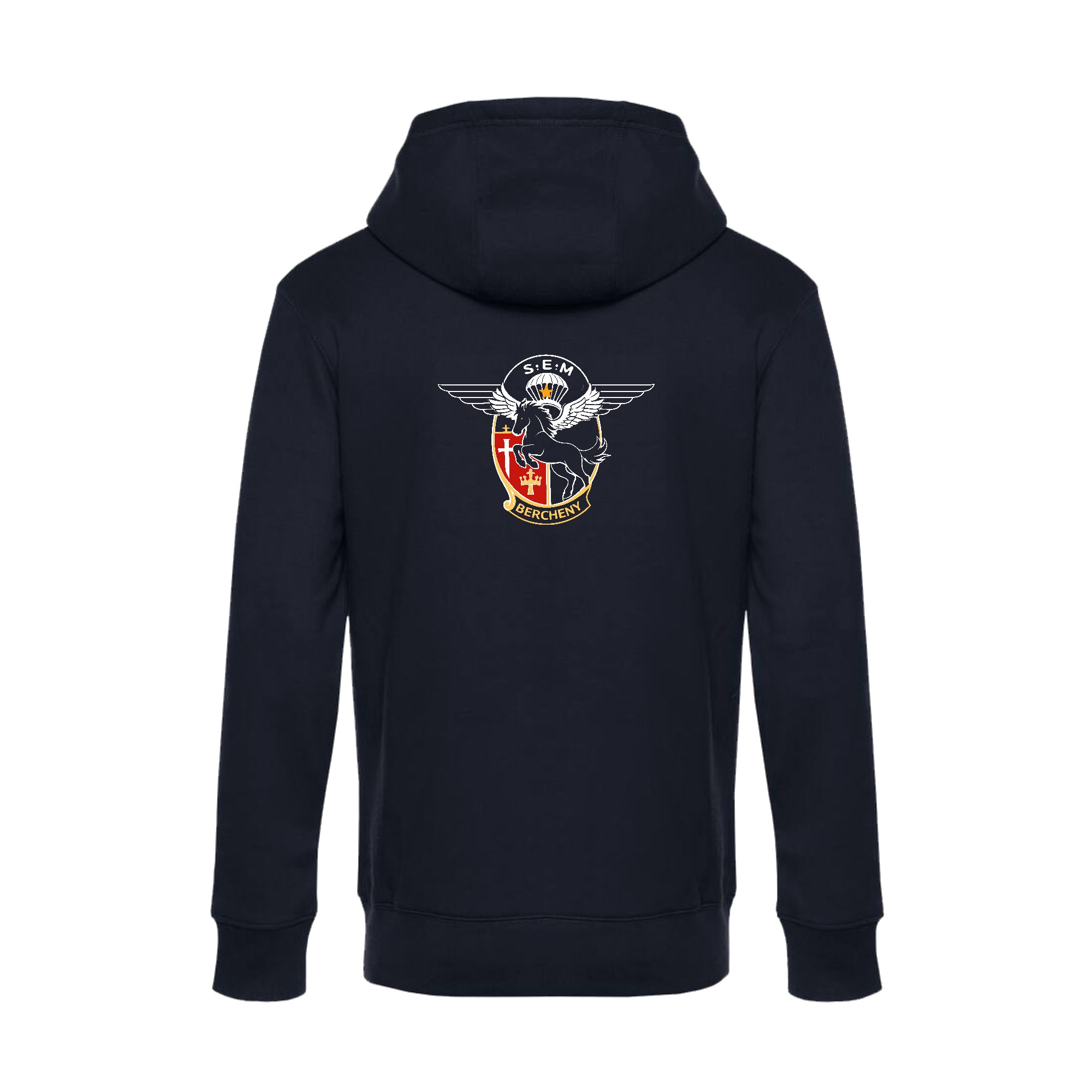 SWEAT ZIPPÉ (Homme) - Csca Bercheny - Navy - BCU03K – Image 3