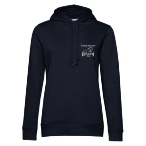 SWEAT A CAPUCHE (femme) – Centre équestre de Calonne Ricouart - Navy - BCW34B