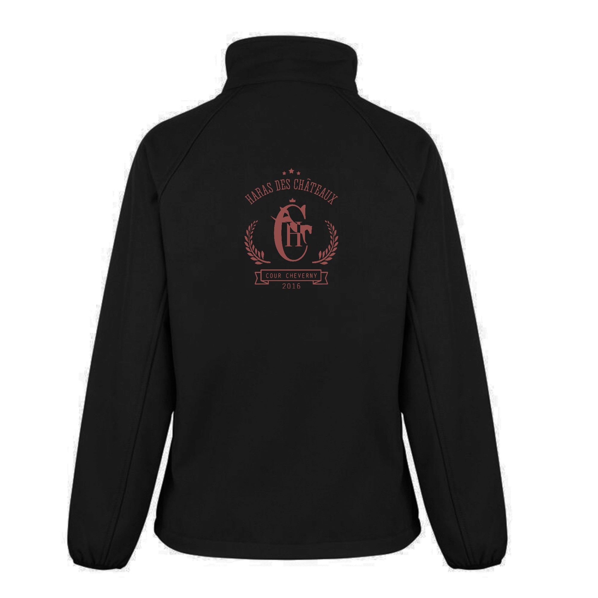 SOFTSHELL ECO (homme) – Haras des Châteaux - Noir - RS231 – Image 3
