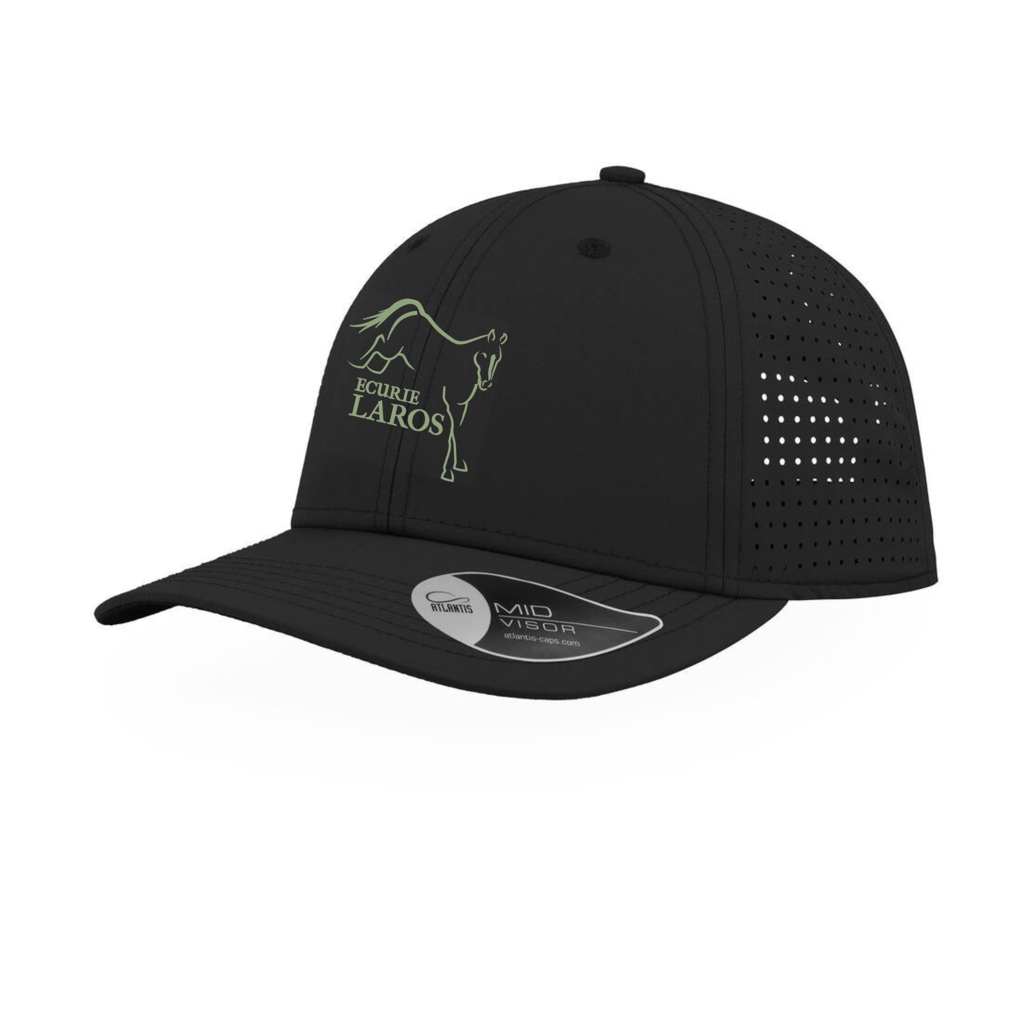 Casquette ventilée - Écurie Laros - Noir - AT284