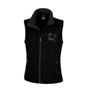 SOFTSHELL SANS MANCHE (femme) – Écurie Laros - Noir - R232F
