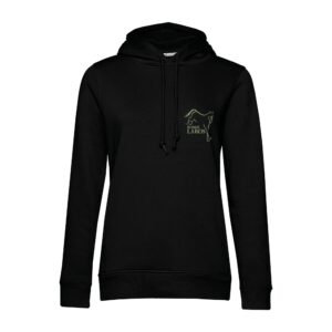 SWEAT A CAPUCHE (femme) – Écurie Laros - Noir - BCW34B