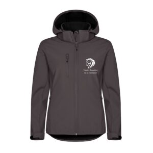 SOFTSHELL "Classic" (femme) - Centre Equestre de la Contance - Gris Anthracite - 0200917