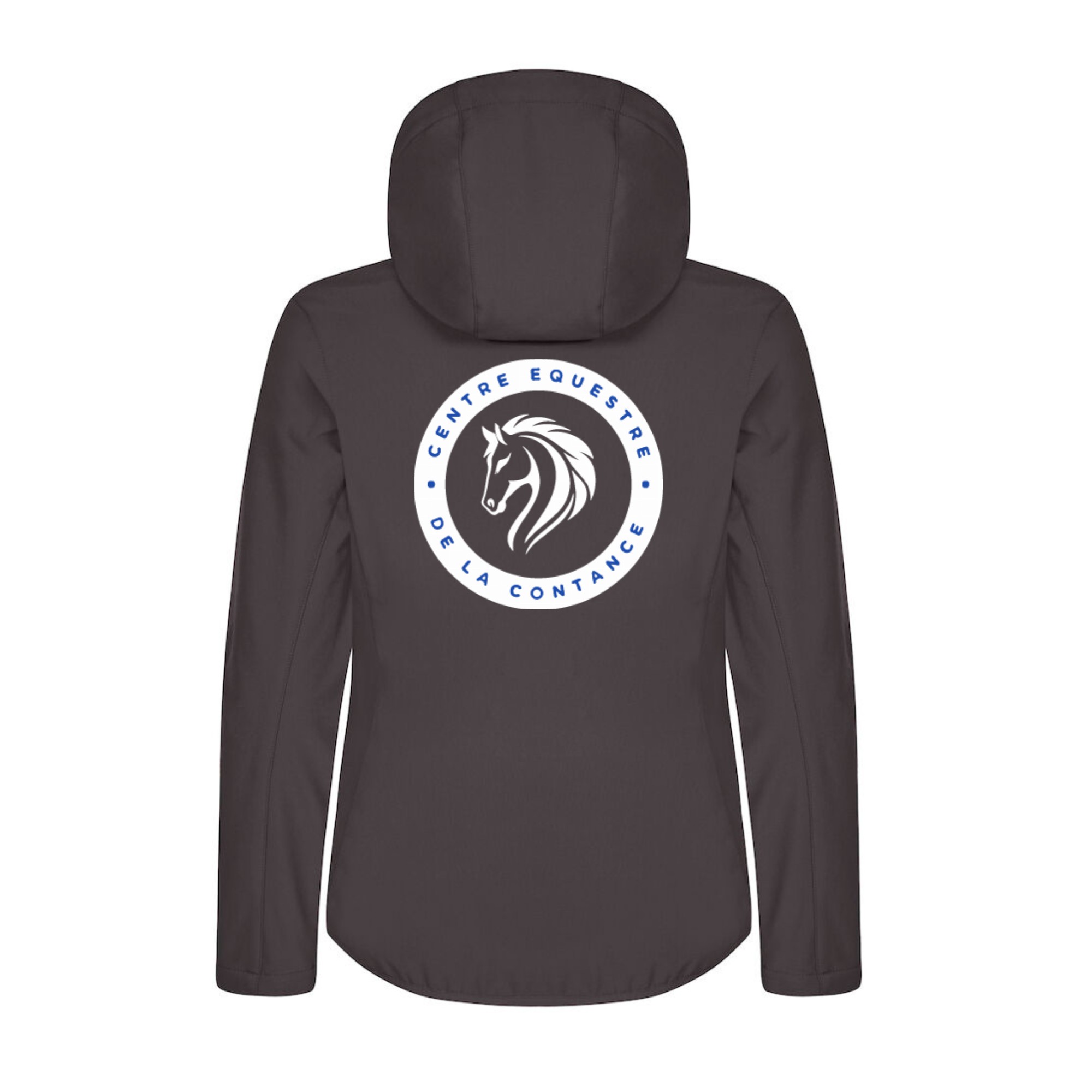 SOFTSHELL "Classic" (femme) - Centre Equestre de la Contance - Gris Anthracite - 0200917 – Image 3