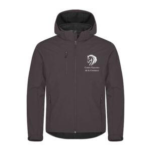 SOFTSHELL "Classic" (homme) - Centre Equestre de la Contance - Gris Anthracite - 0200912