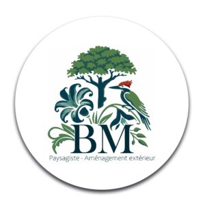 STICKER ROND - BM paysagiste - STI001