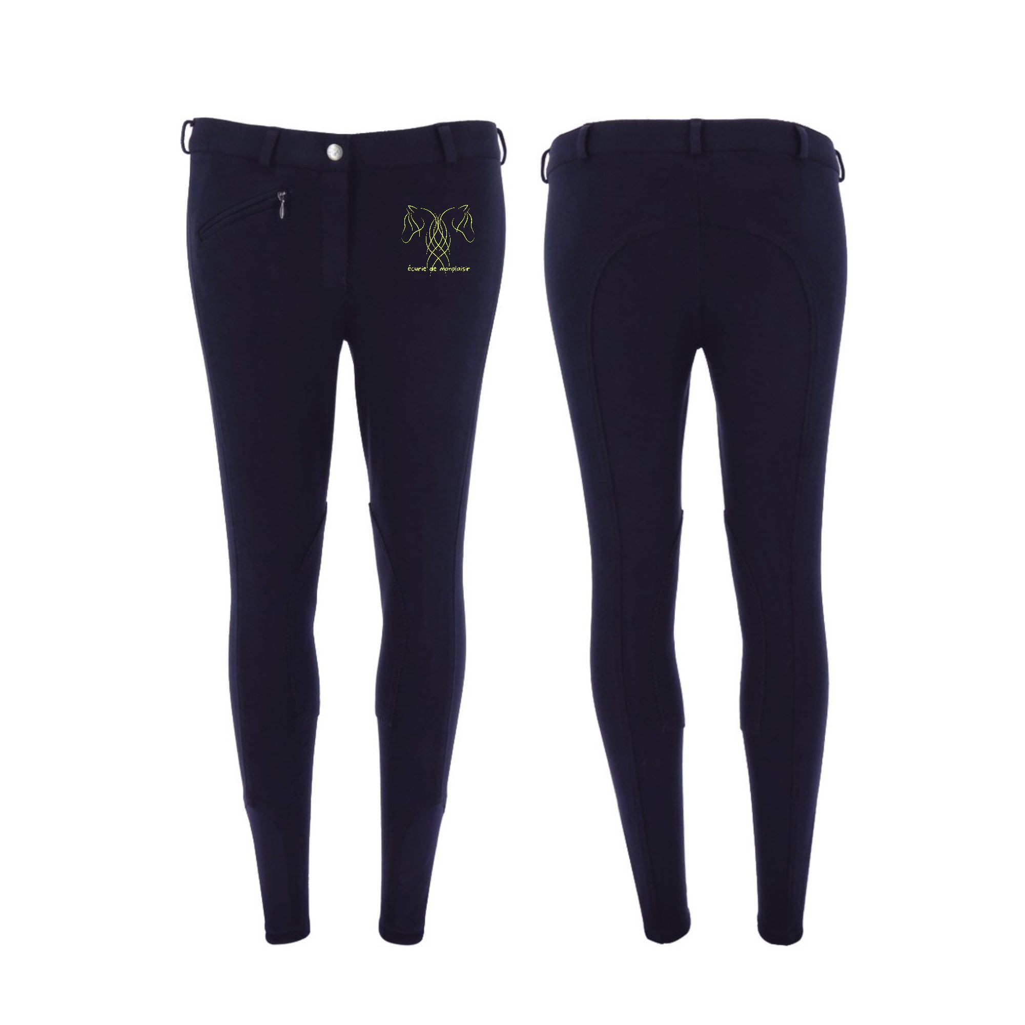 Pantalon d'équitation RIDING WORLD (femme) - Ecurie de Monplaisir - Navy - 989071